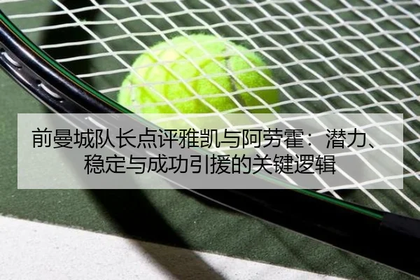 前曼城队长点评雅凯与阿劳霍：潜力、稳定与成功引援的关键逻辑